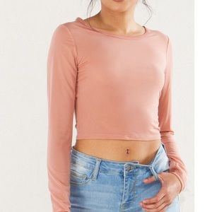 NWOT Paxton Mesh Crop Top